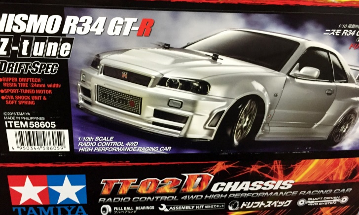 タミヤ「ニスモ R34 GT-R Z-tune ドリフトスペック」をレビュー