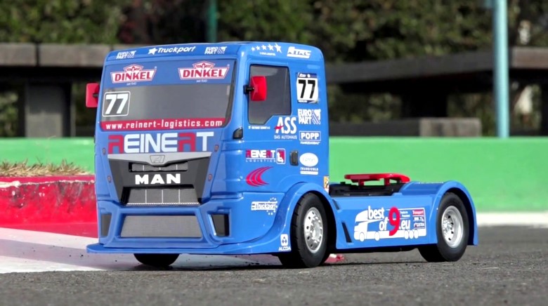 トラックレーシングのRCカー・タミヤ「TEAM REINERT RACING MAN TGS」