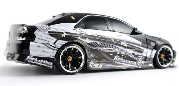 ステッカー・デカールの貼り方・裏貼り【ラジコンカーのボディ】