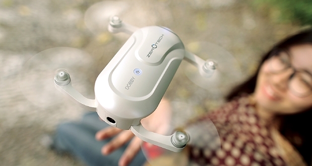 スマホ連携で自撮りに特化したドローン「ZEROTECH DOBBY 」